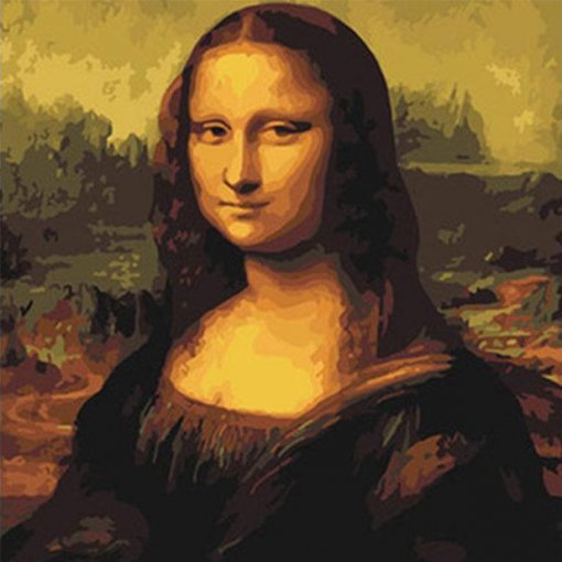 Mona Lisa Paint-By-Numbers Kit