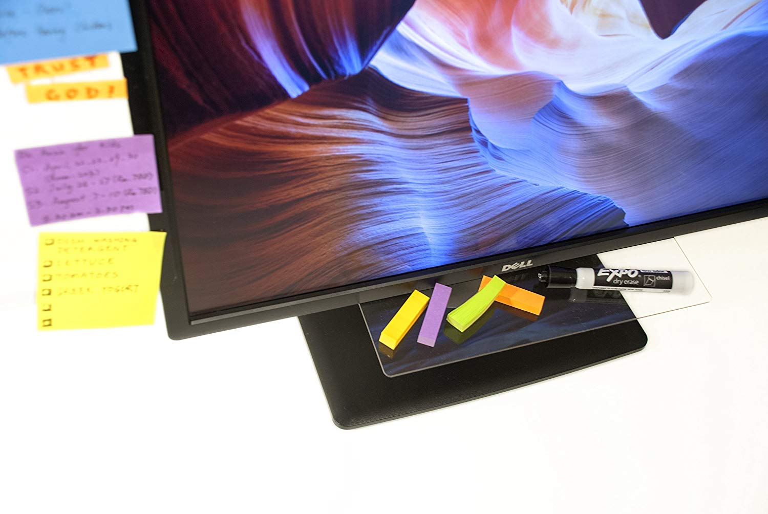 Monitor Sticky Notes Holder