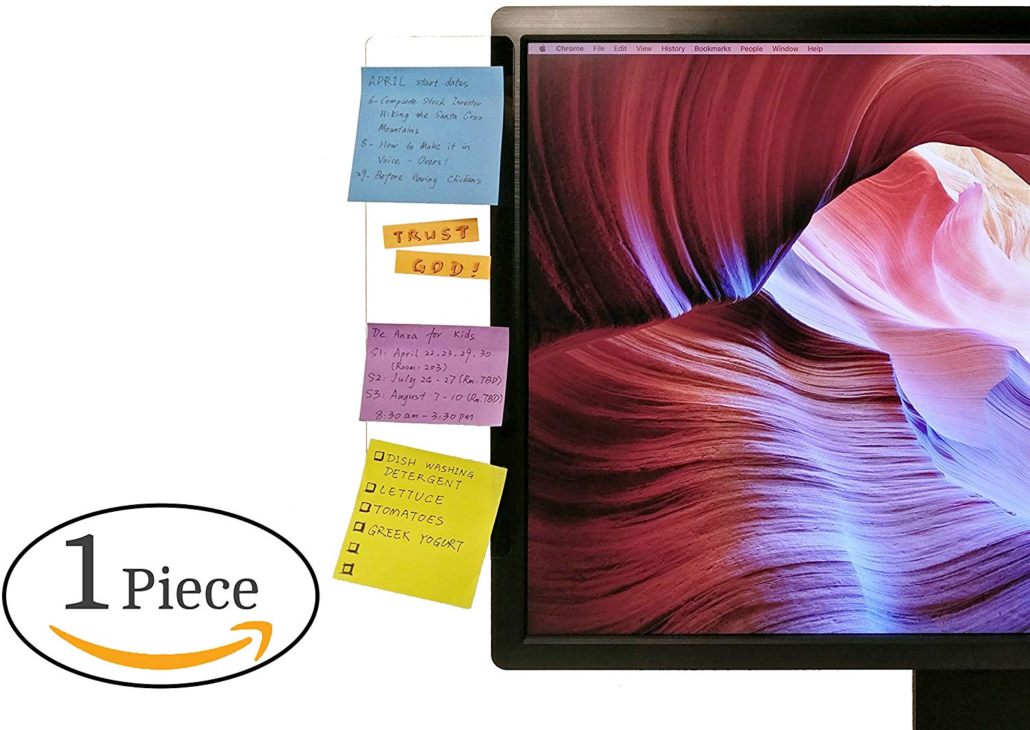 Monitor Sticky Notes Holder