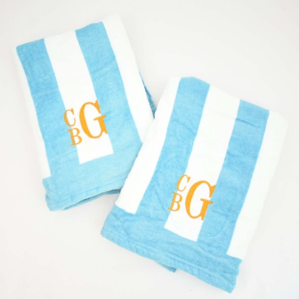 Monogrammed Beach Towel