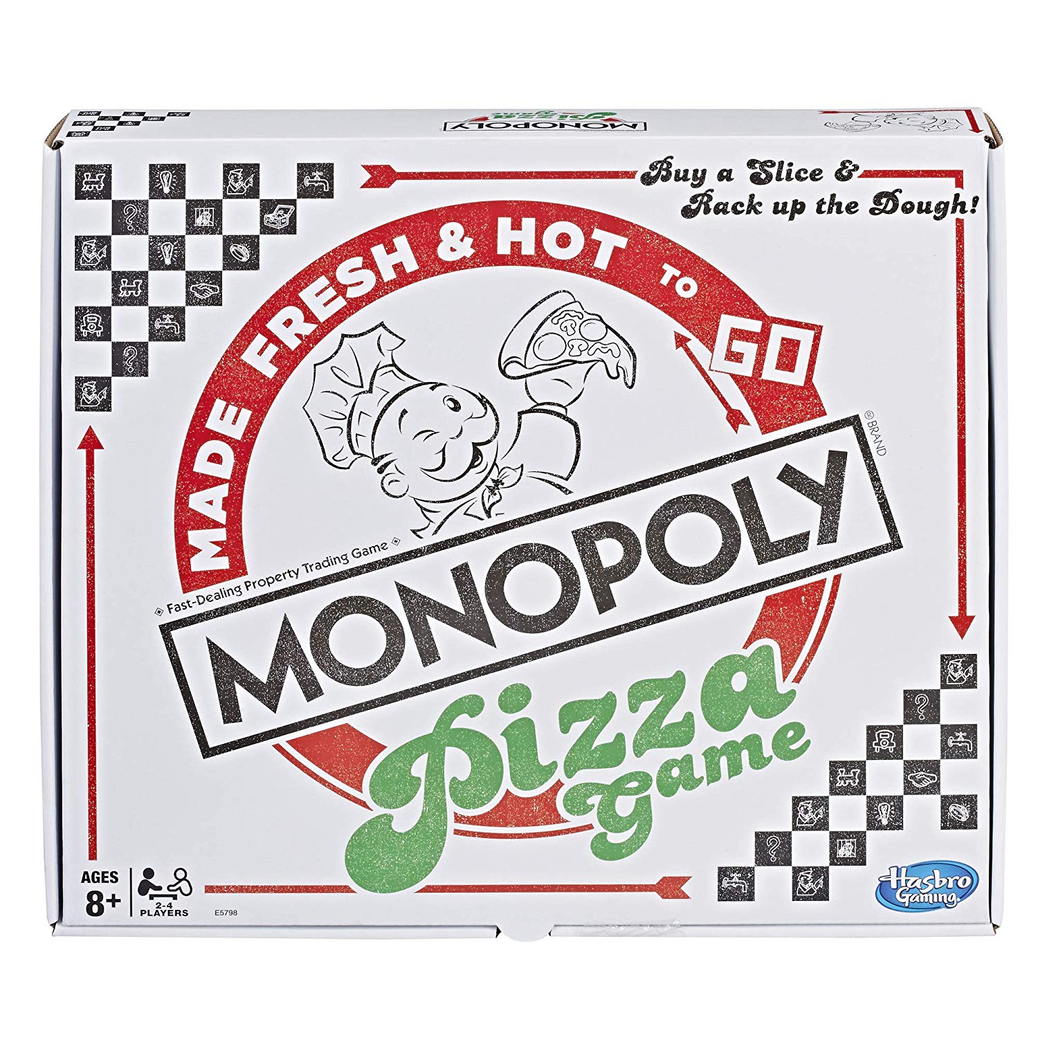 Monopoly Pizza Board Game