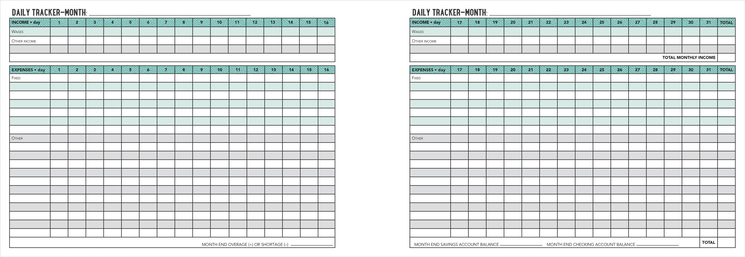 Monthly Budget Planner