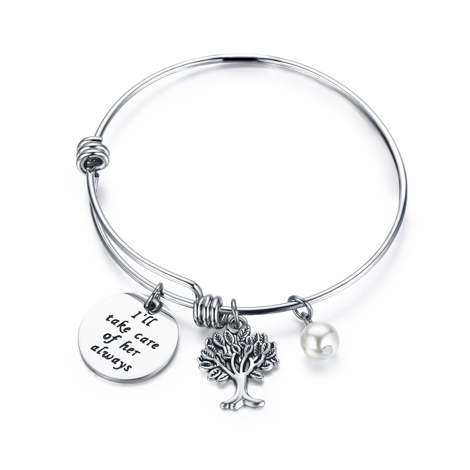 Mother In Law Gift Family Tree Bracelet