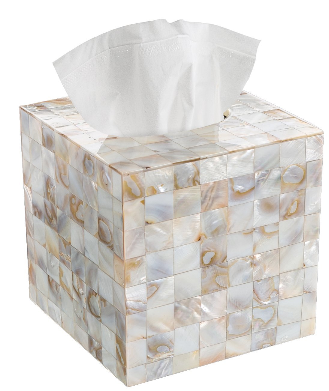 Mother of Pearl Tissue Box