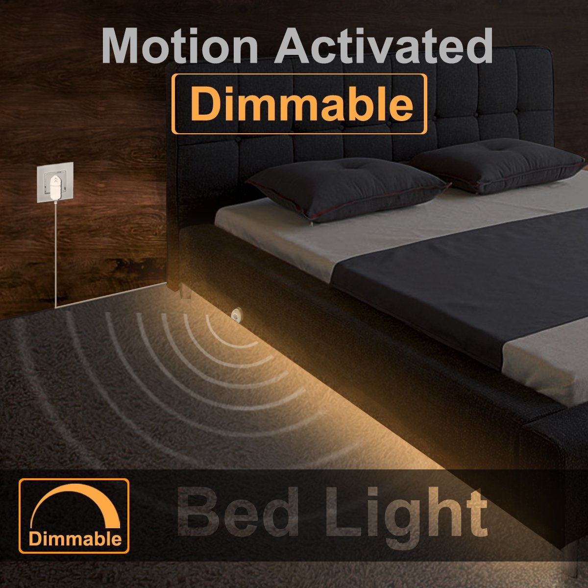 Motion Activated Bed Light