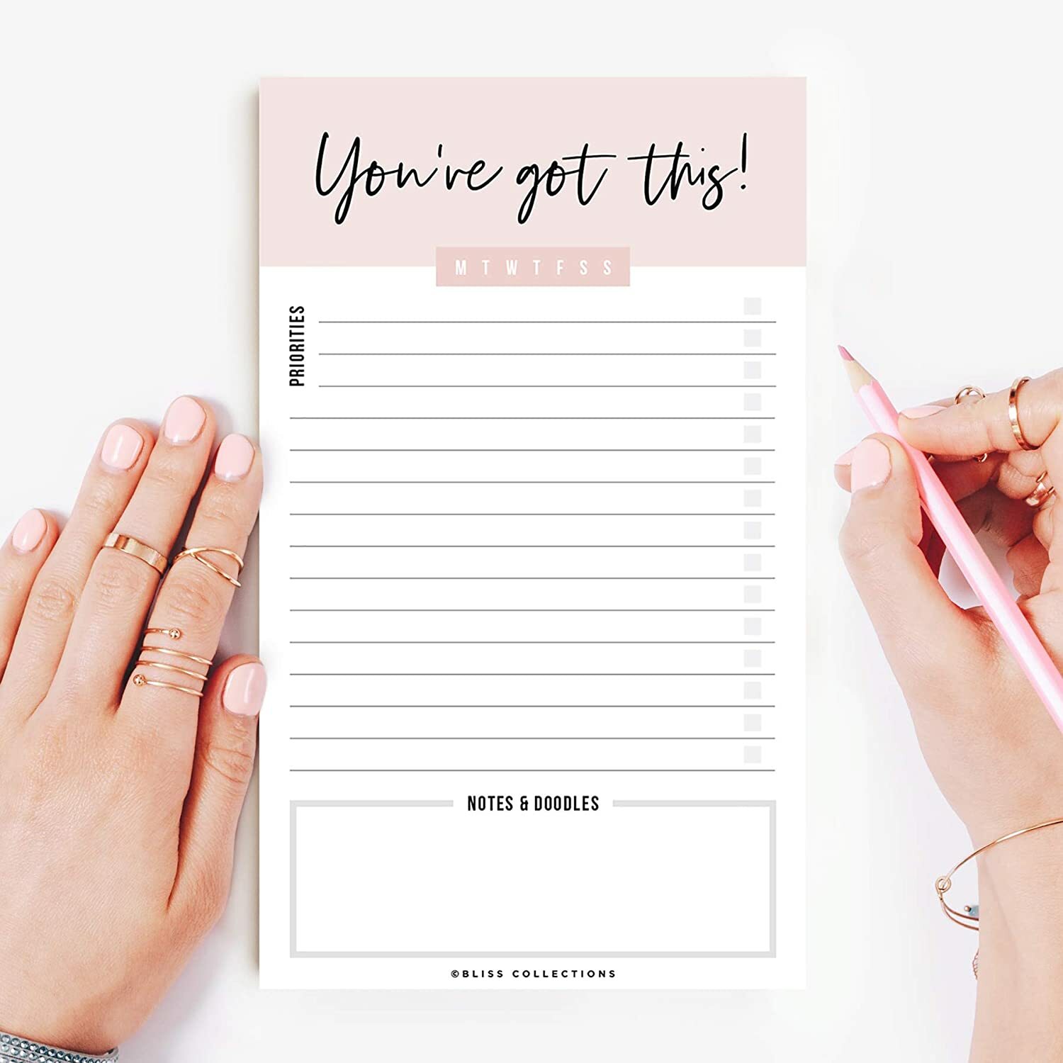 Motivational Daily to Do List Notepad