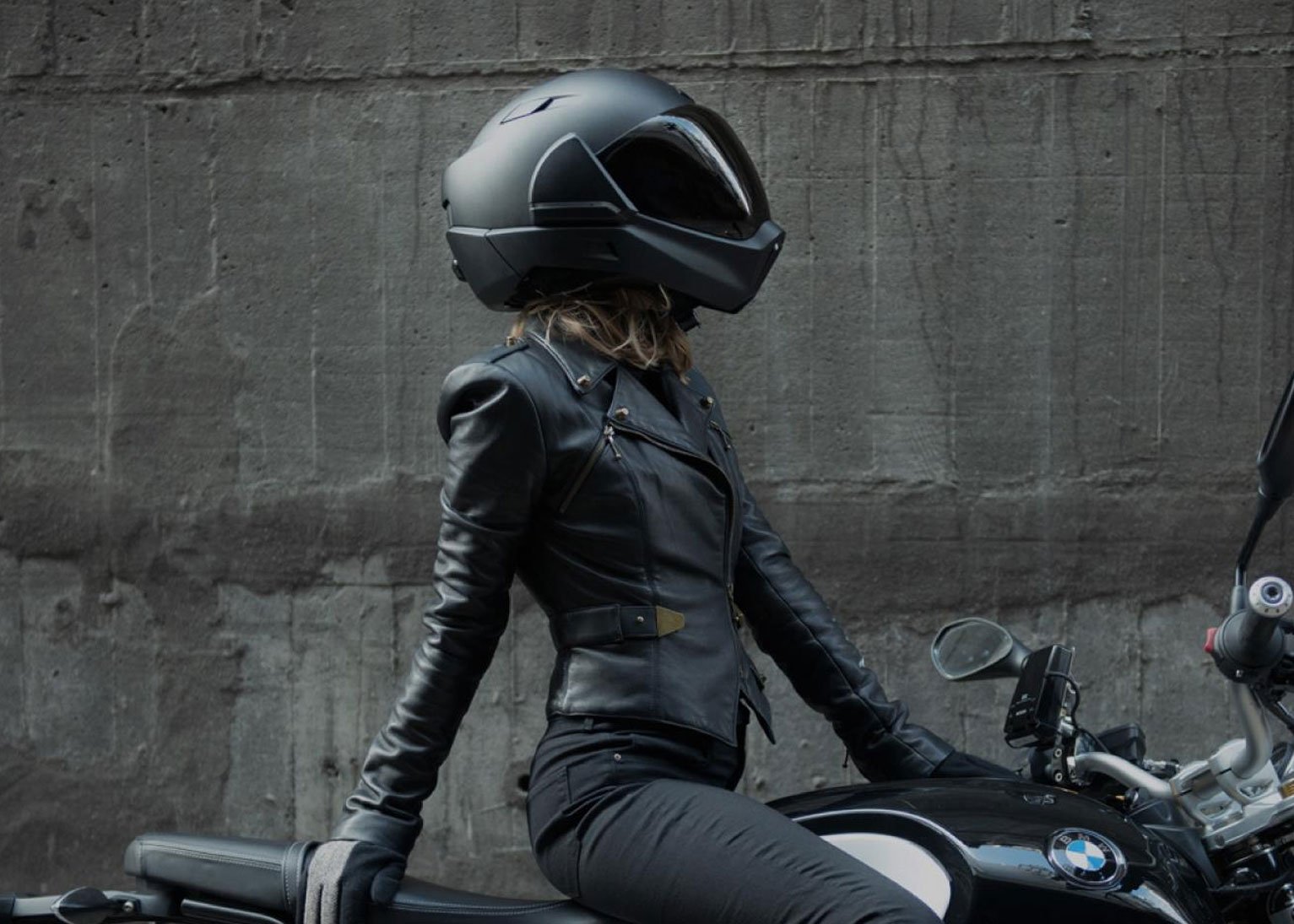 Motorcycle Helmet With Rear-view Camera