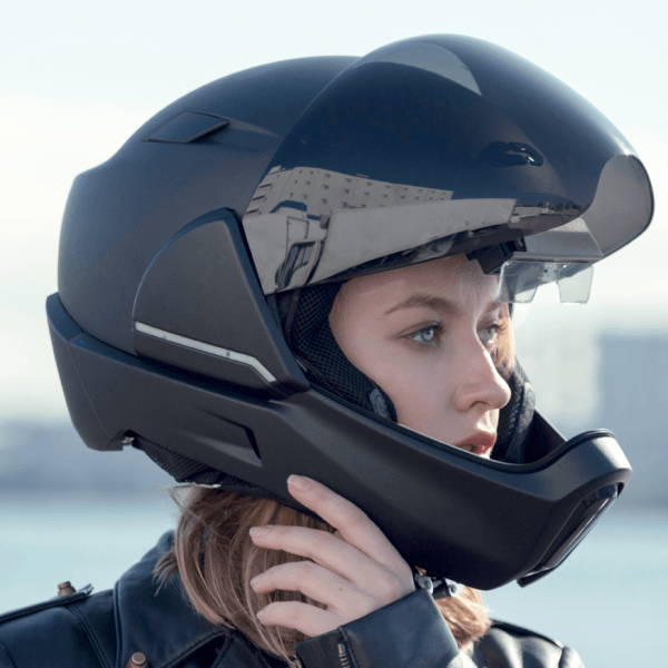 Motorcycle Helmet With Rear-view Camera