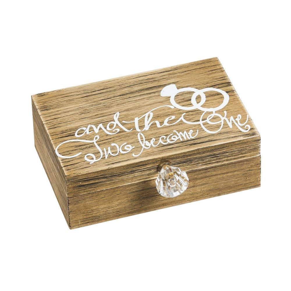 Mr. and Mrs. Wooden Ring Holder