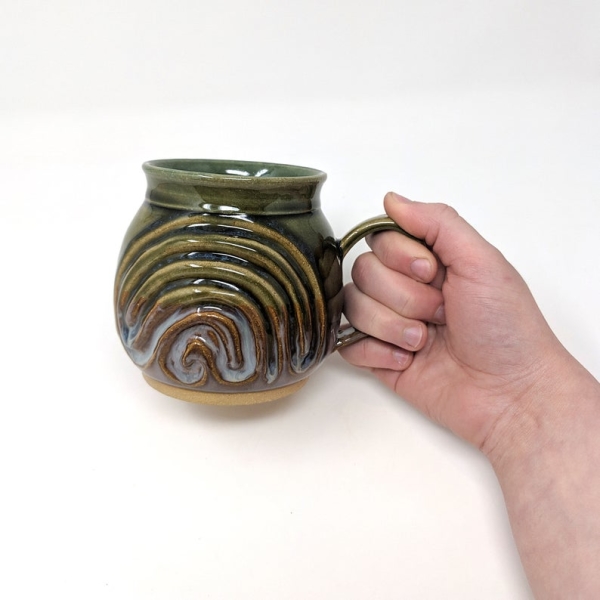 Mug with Meditation Finger Labyrinth