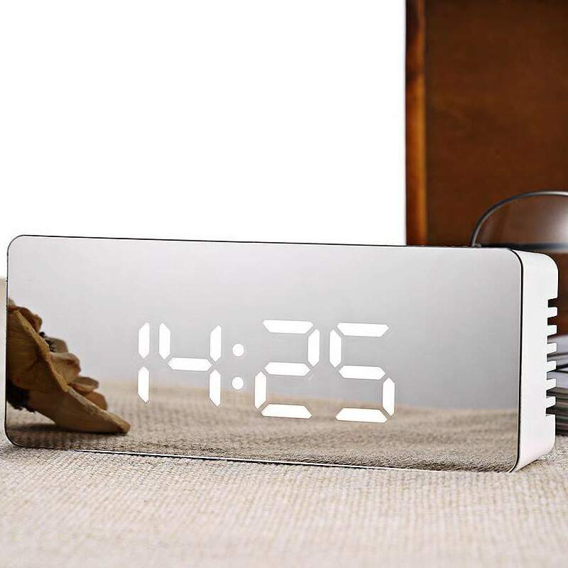  Multi-Function LED Mirror Alarm Clock