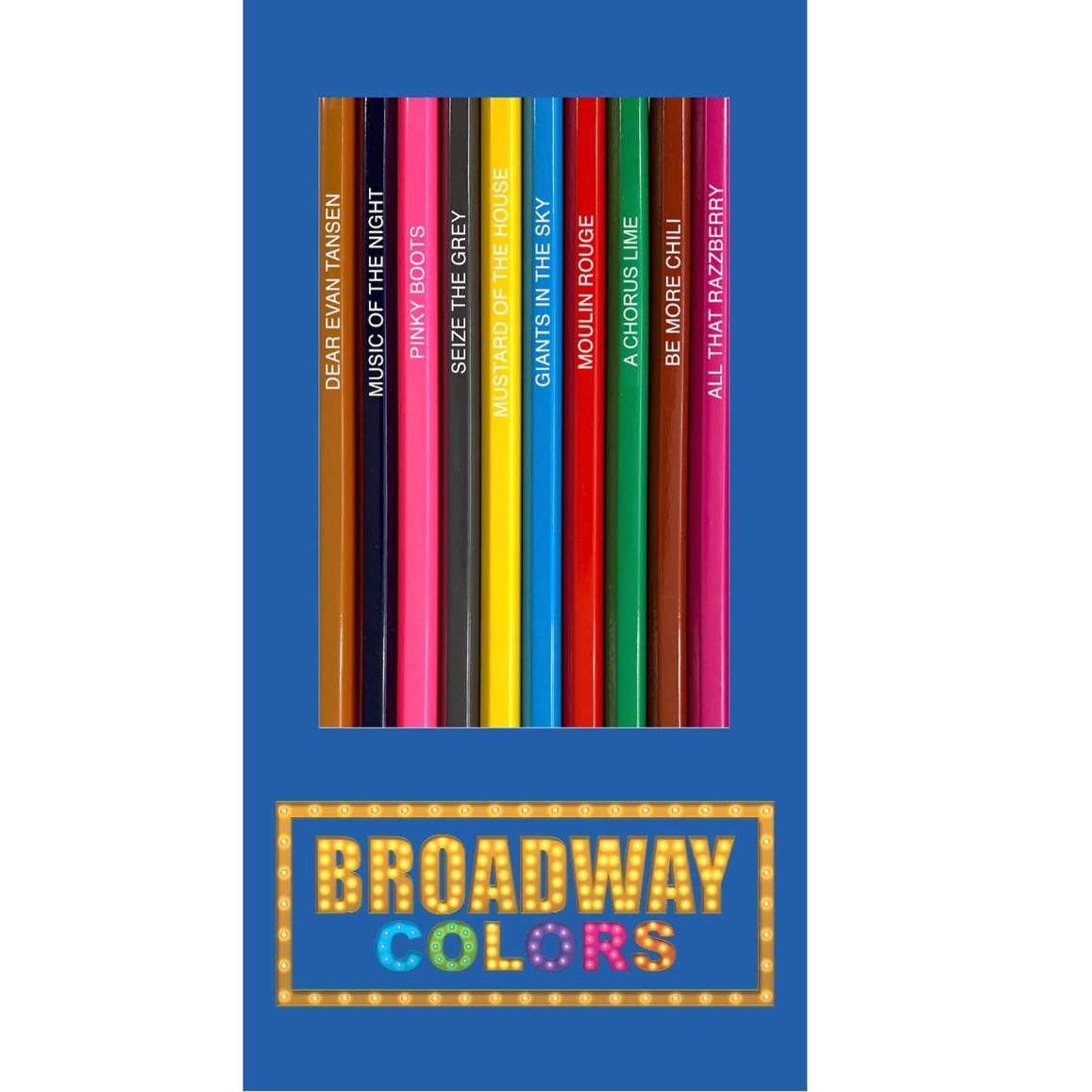 Musical Theatre Themed Colored Pencils