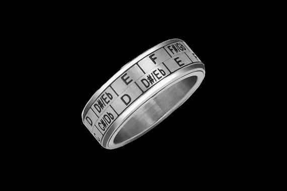 Musicians Transposition Spinner Ring