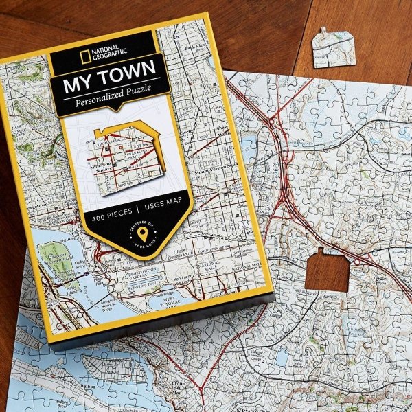 ''My Town'' Map Puzzle