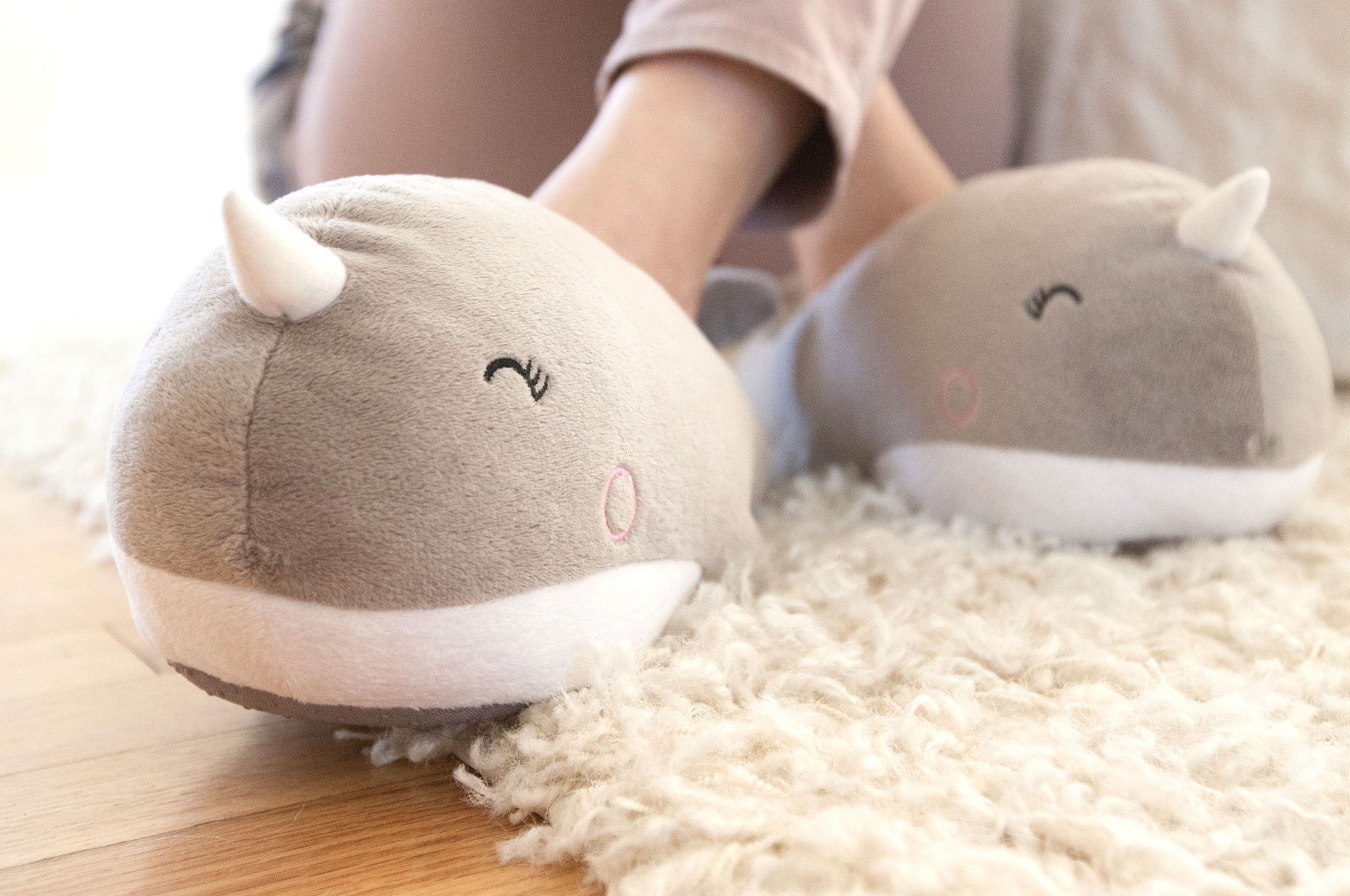 Narwhal USB Heated Slippers