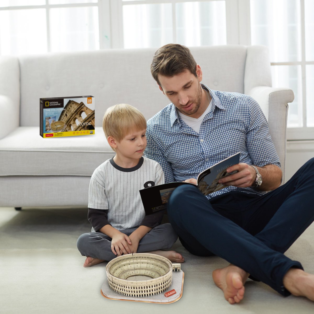 National Geographic Colosseum 3D Model Puzzle