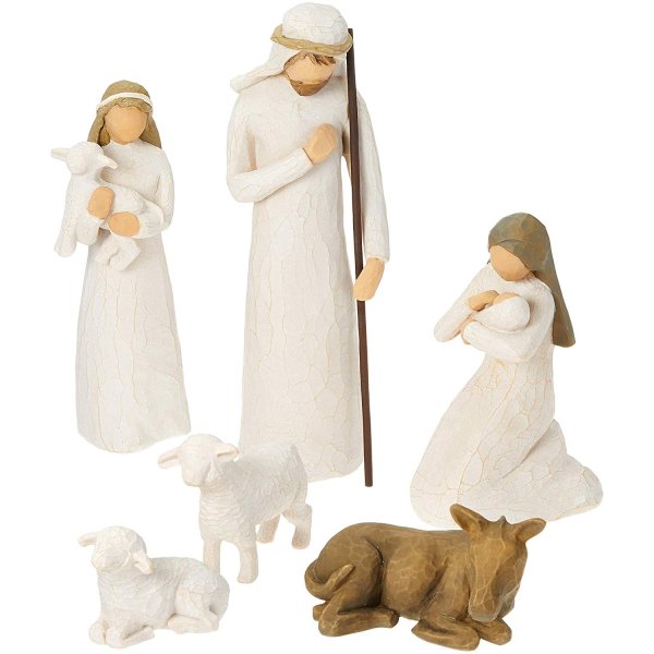 Nativity Sculpted Figures, 6-piece set