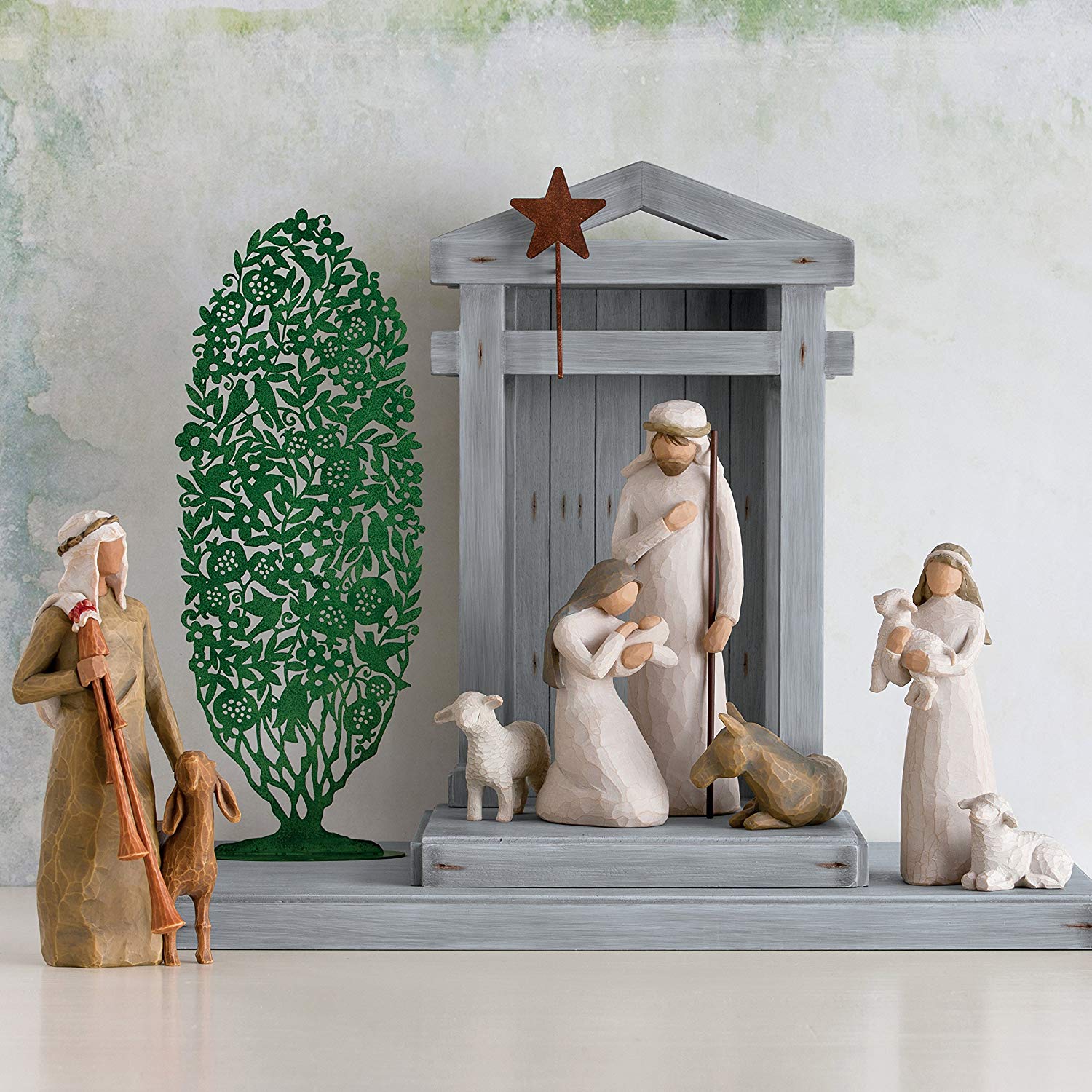 Nativity Sculpted Figures, 6-piece set