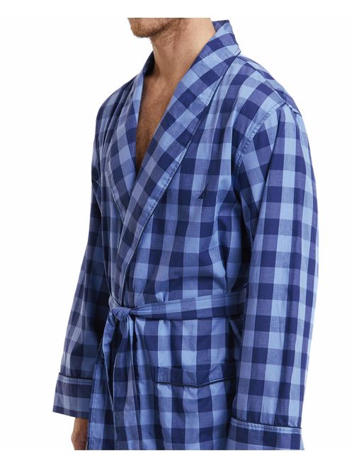 Nautica Men's Long Sleeve Cotton Robe