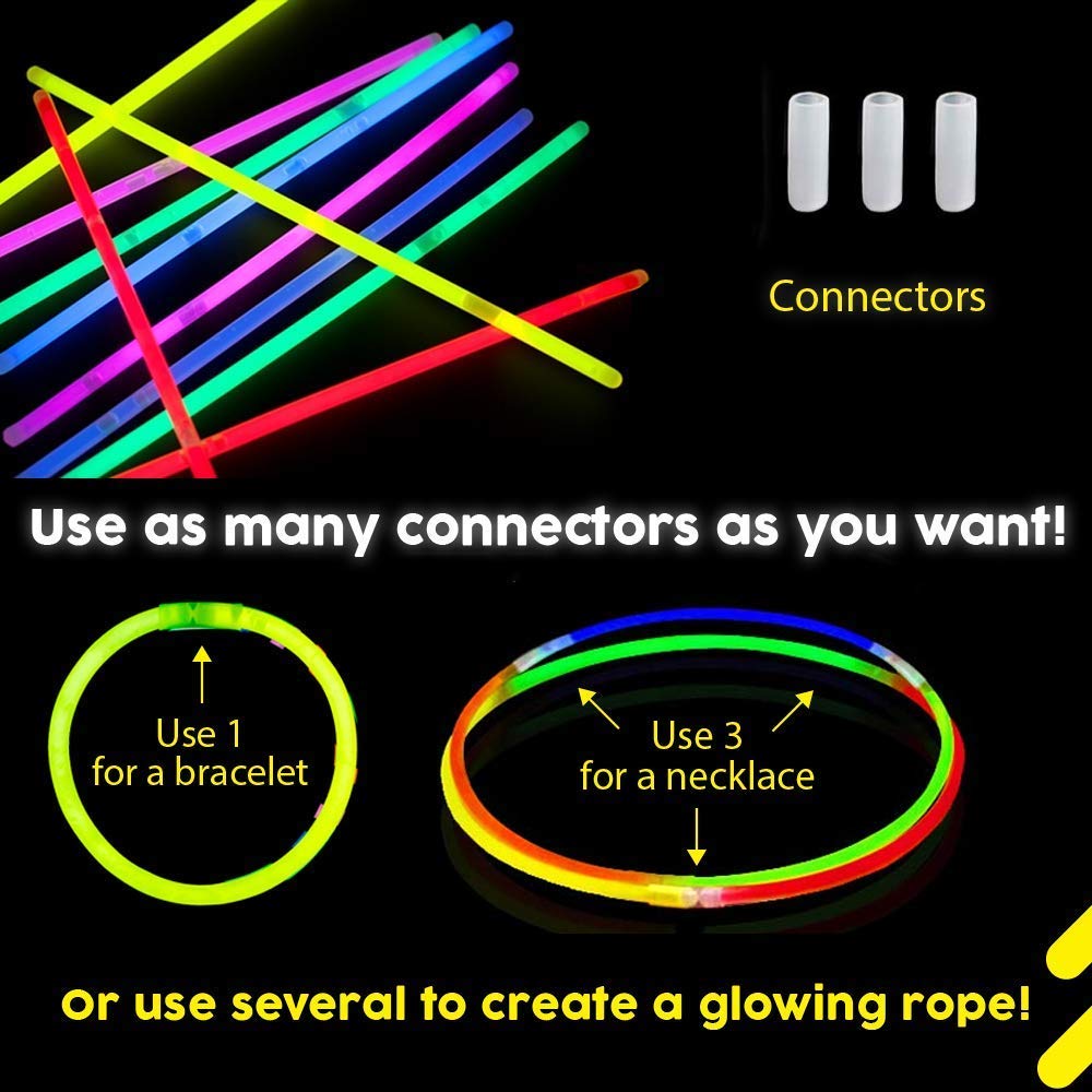  Neon Party Glow Sticks