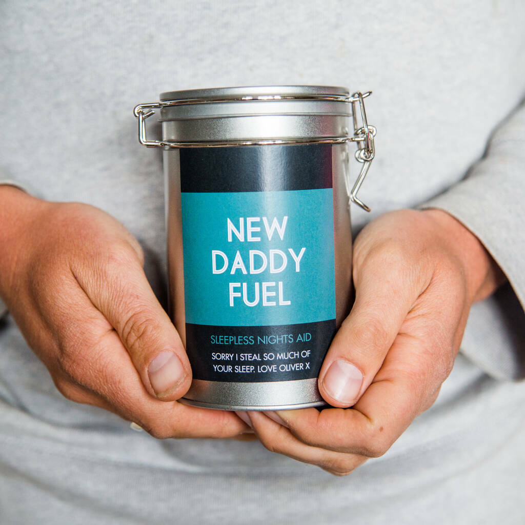 New Daddy Personalised Gift In Tin