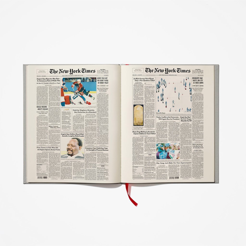 New York Times Custom Birthday Book