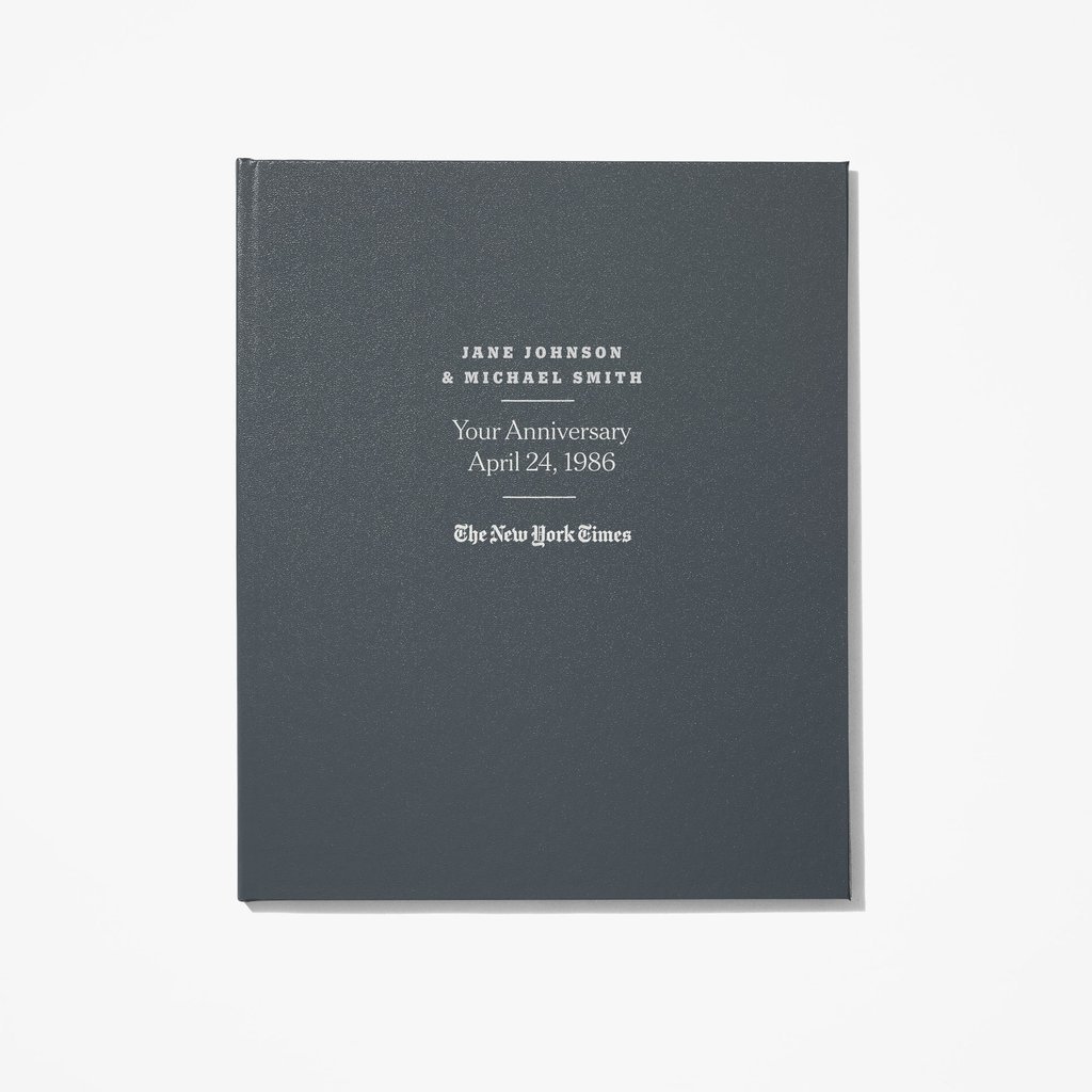 New York Times Linen/Leather Anniversary Book