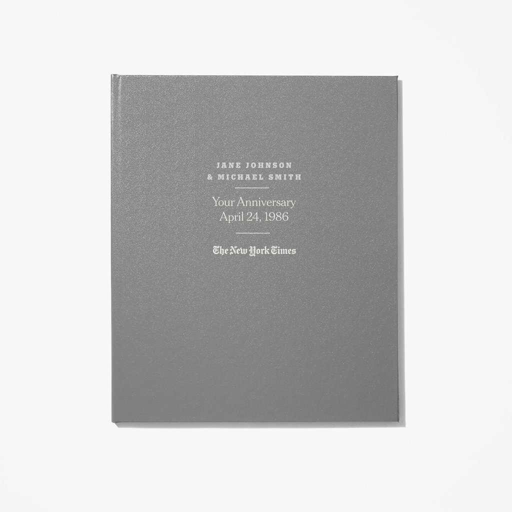 New York Times Linen/Leather Anniversary Book