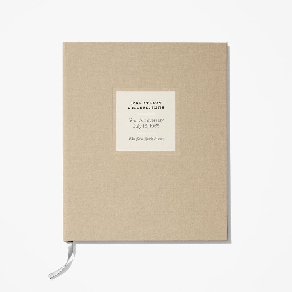 New York Times Linen/Leather Anniversary Book