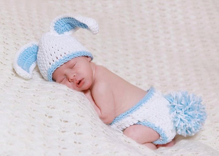 Newborn Baby Easter Set Bunny Outfit 