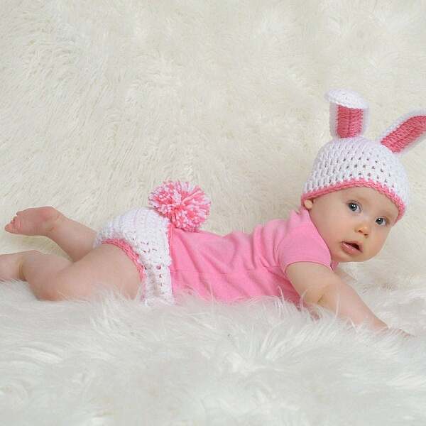 Newborn Baby Easter Set Bunny Outfit 