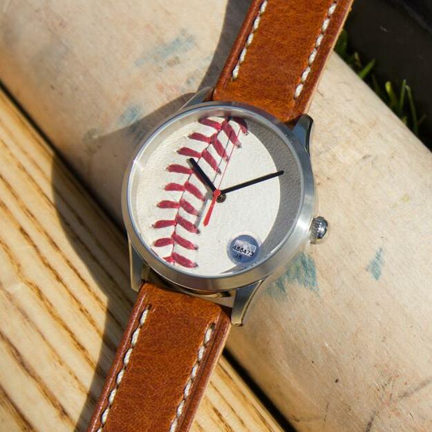 NFL or MLB Used Ball Watch