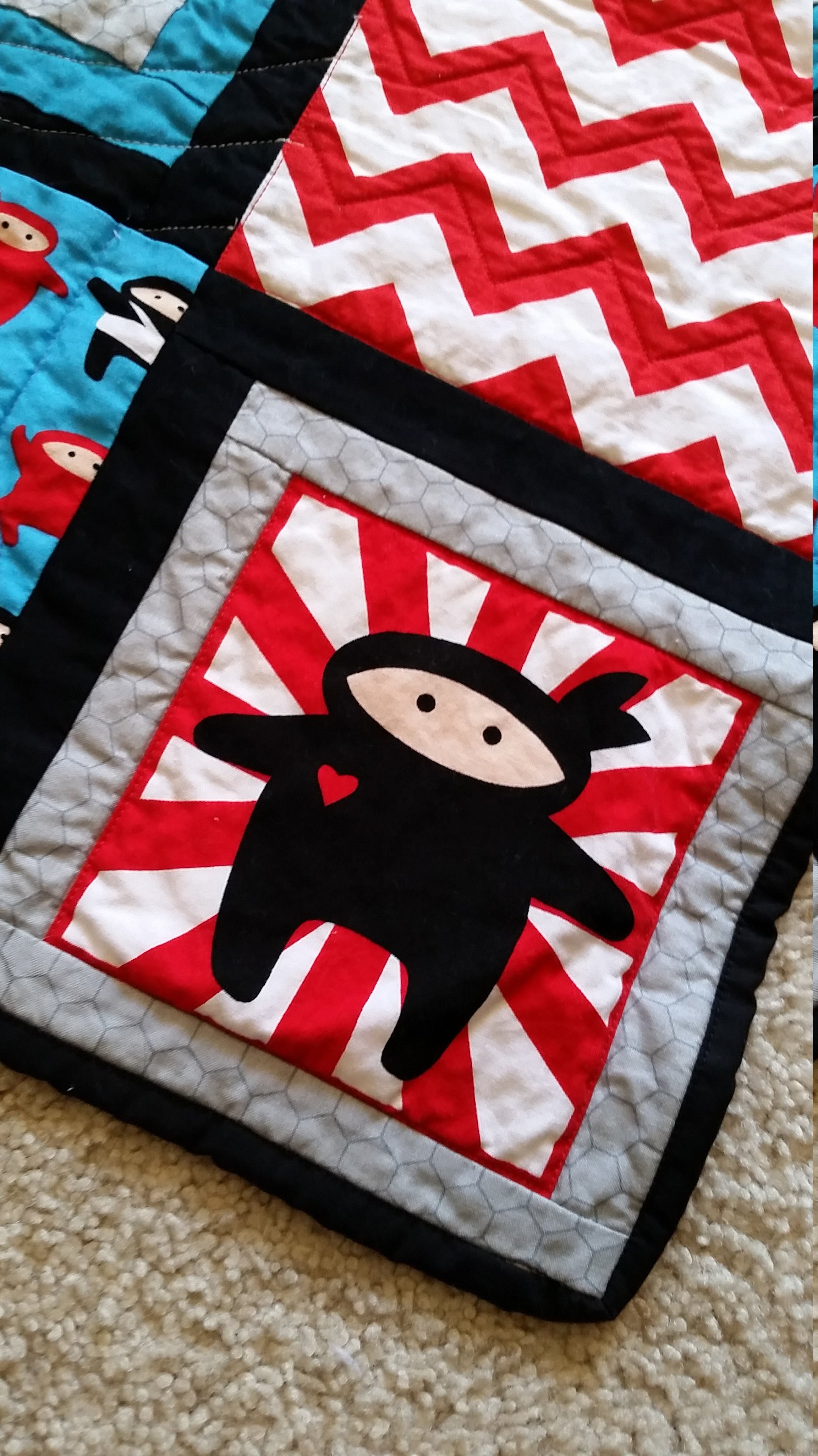 Ninja Nursery Quilt