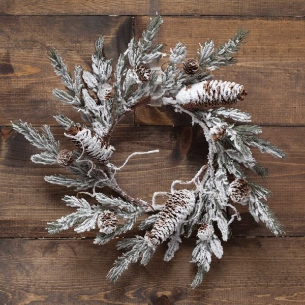 Nordic Snow Pine Wreath