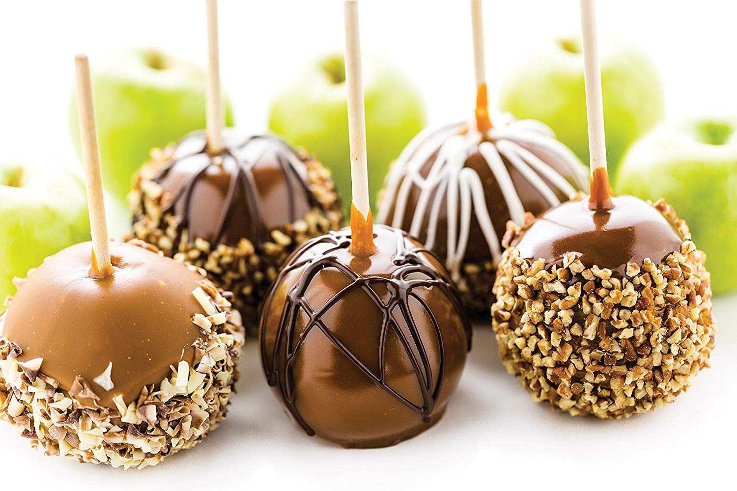 Nostalgia Caramel Apple Party with Heated Fondue Pot