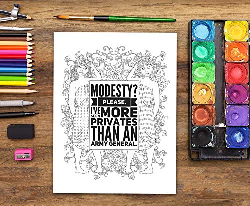 Nurse Life: A Snarky Adult Coloring Book