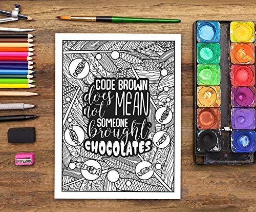 Nurse Life: A Snarky Adult Coloring Book