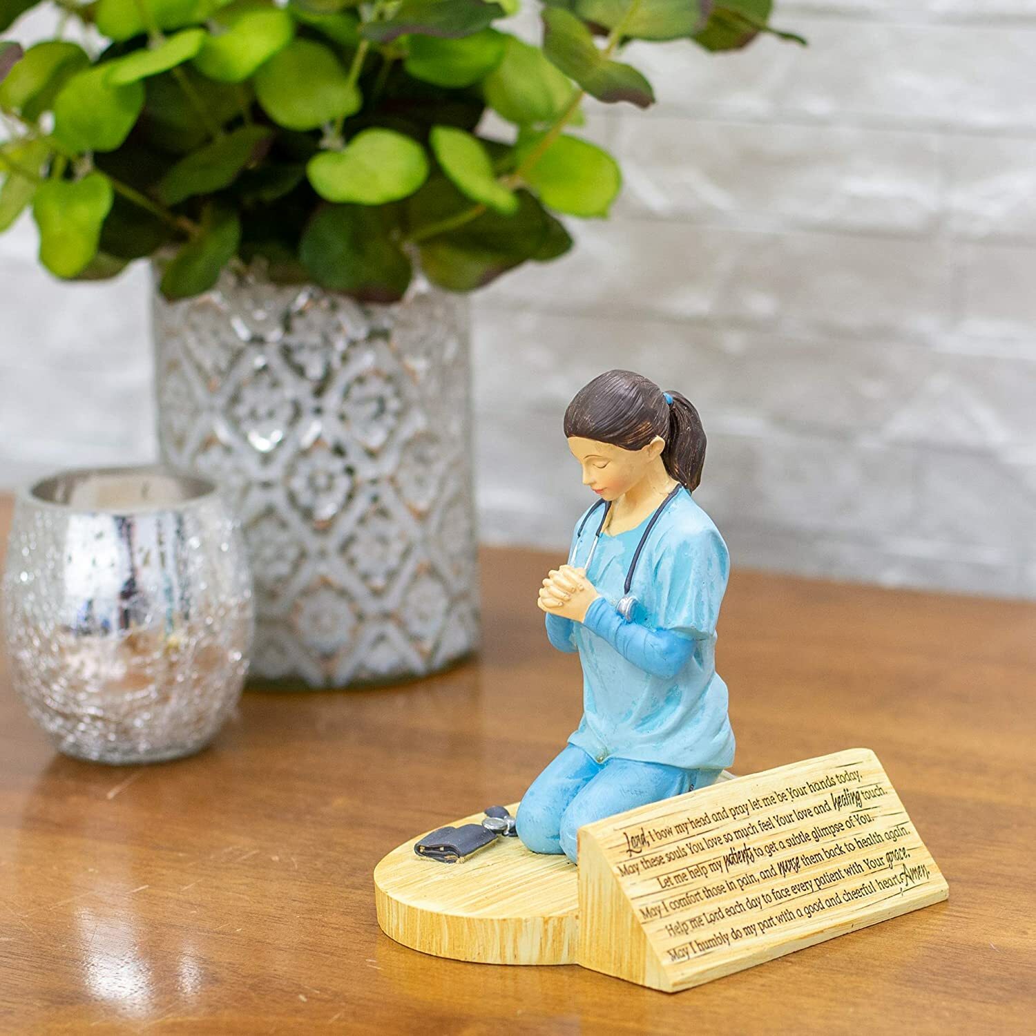 Nurse's Prayer Tabletop Figurine