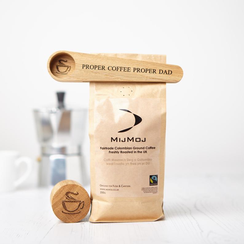 Oak Personalised Coffee Scoop