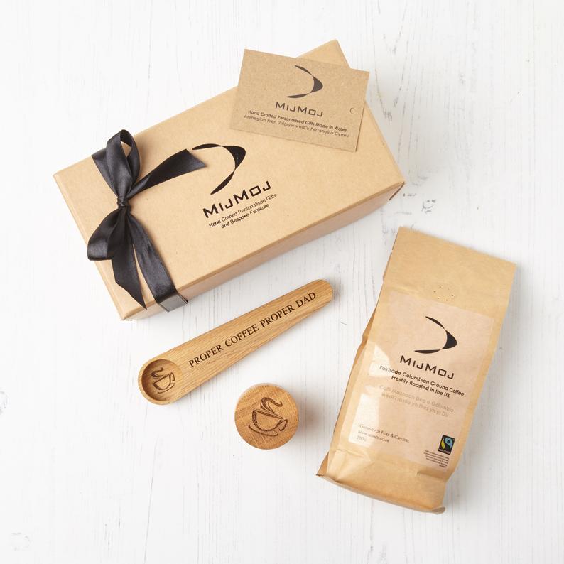 Oak Personalised Coffee Scoop