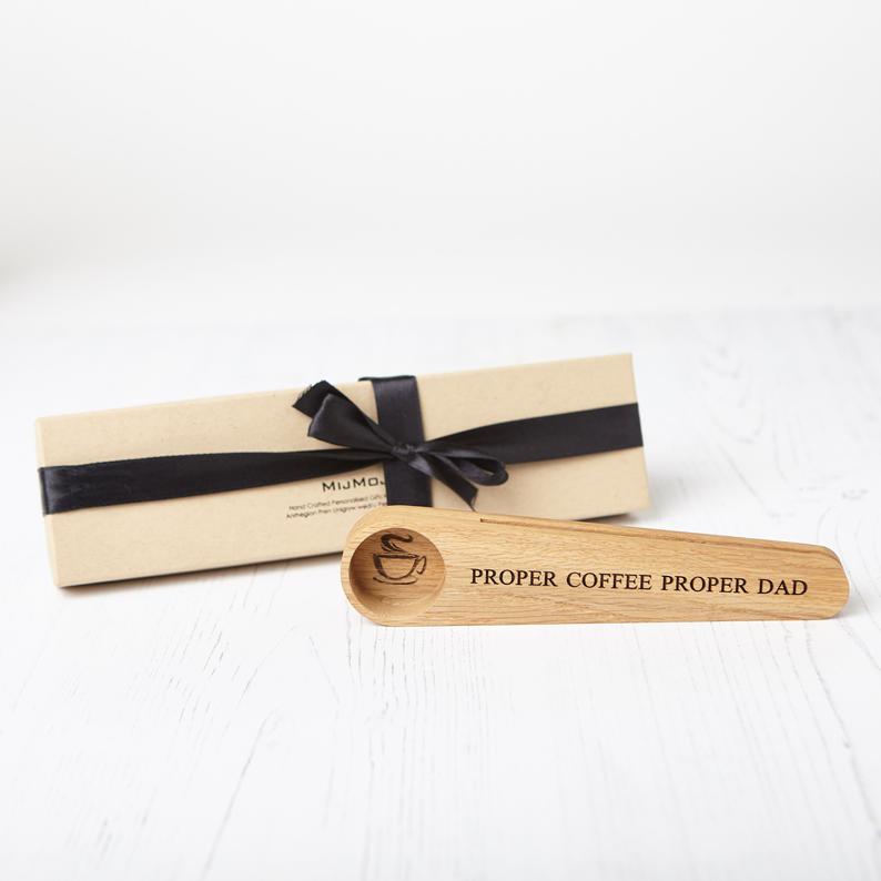 Oak Personalised Coffee Scoop