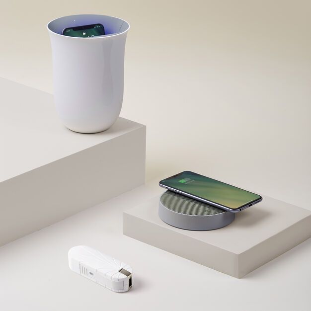 Oblio Phone Sanitizer and Wireless Charger