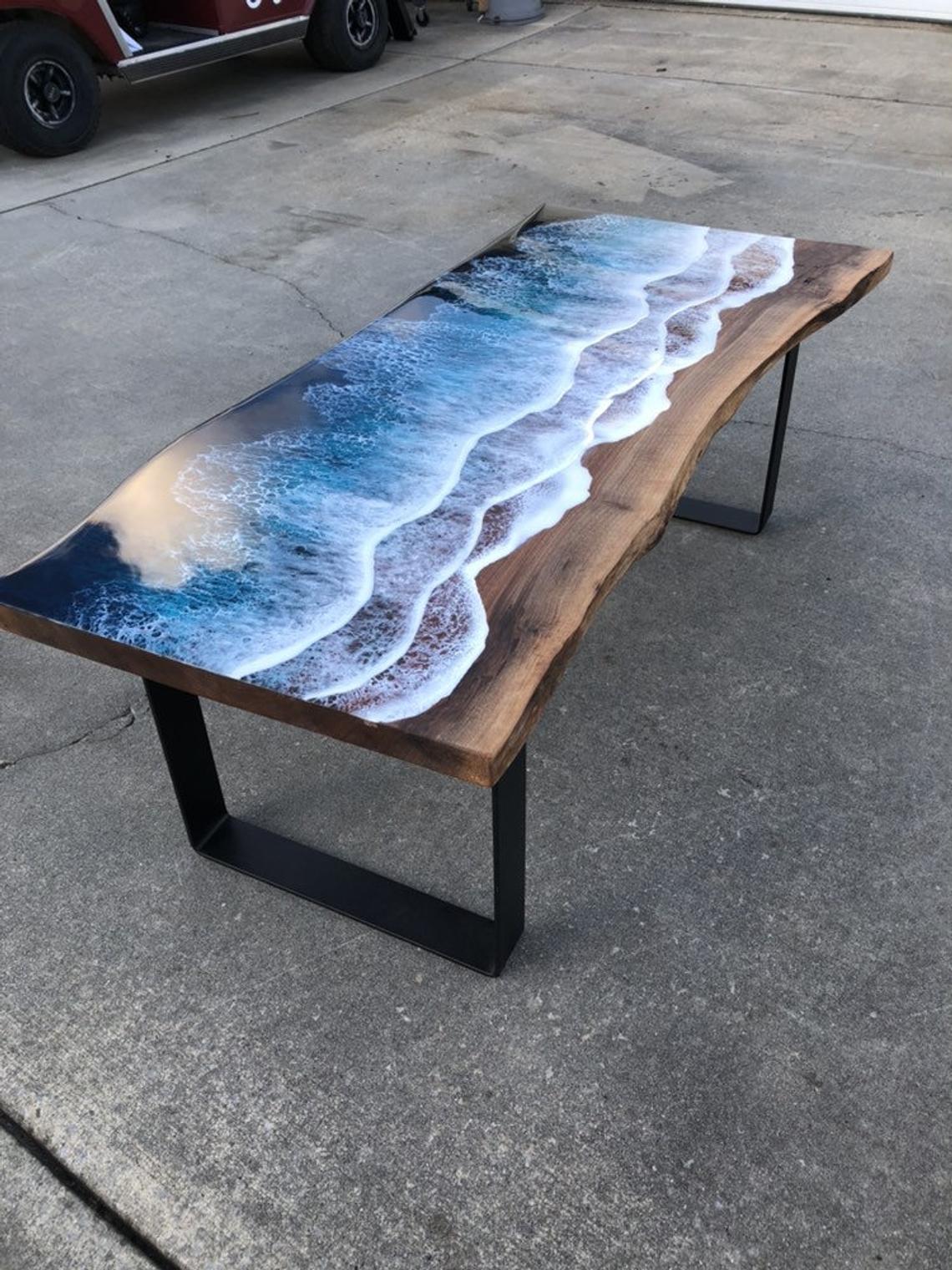 Ocean Waves Table