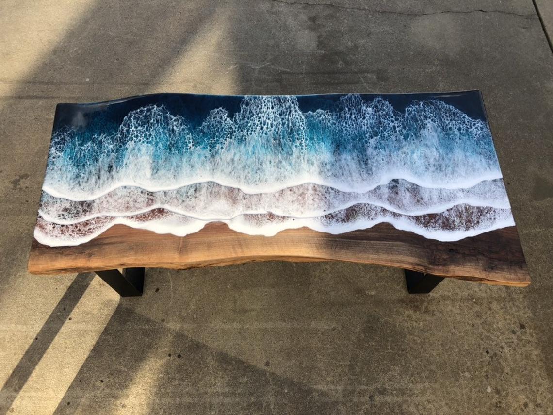 Ocean Waves Table