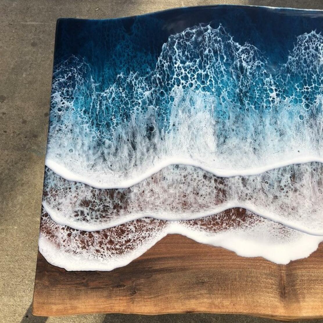 Ocean Waves Table