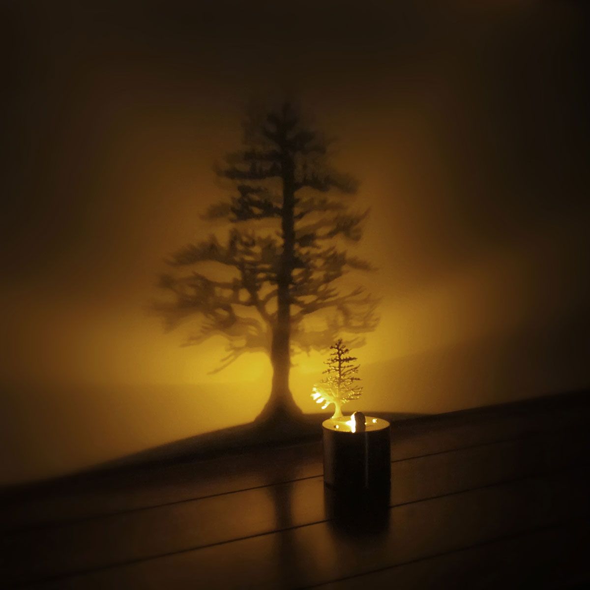 Oil Candle Shadow Projector