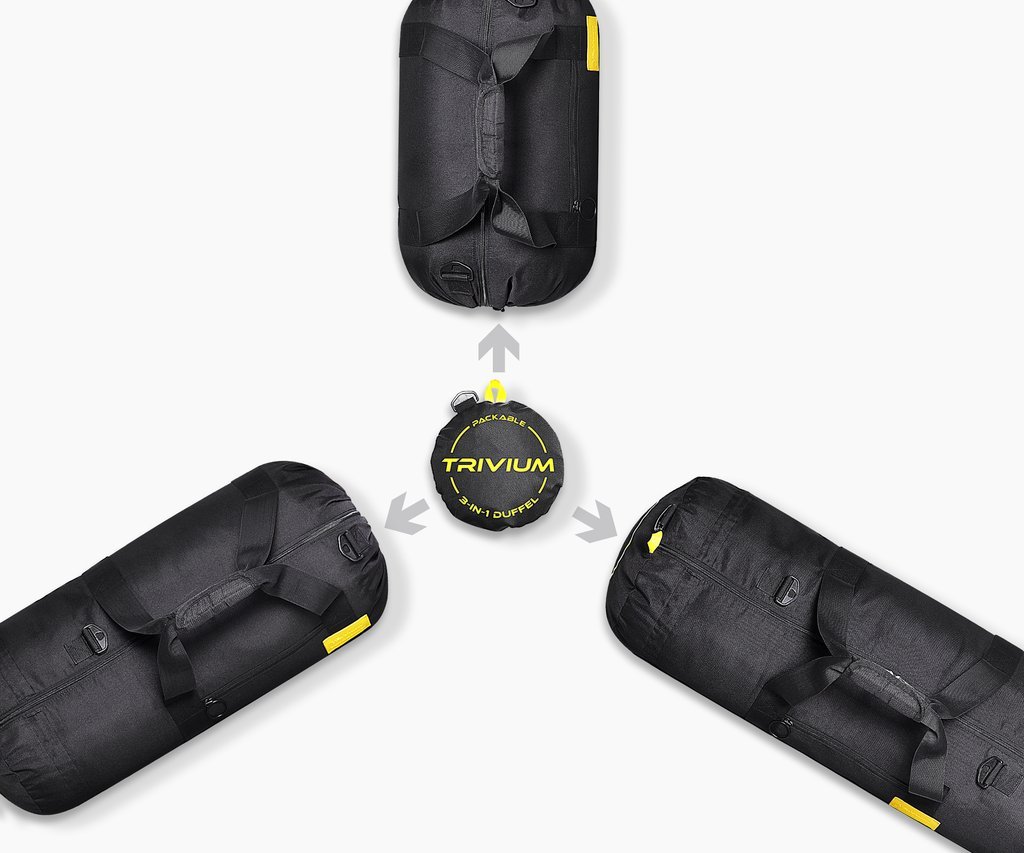 One Duffel, Three Sizes