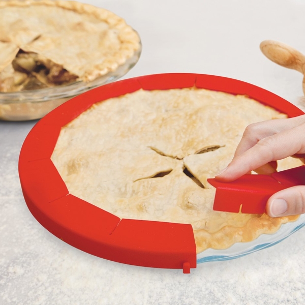 One-Piece Adjustable Pie Shield