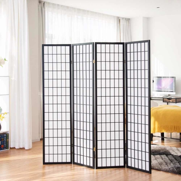 Oriental Window Pane Shoji Screen