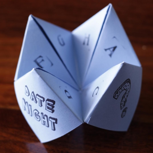 Origami Date Night Fortune Teller